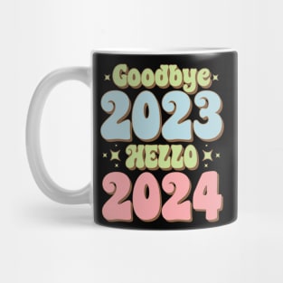 Goodbye 2023 Welcome 2024 Mug